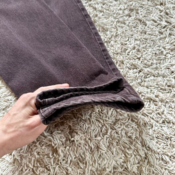 Vintage 90s Brown Lee Denim Jeans Mom Made in USA Faded Boyfriend Women’s Siz 16 - Picture 5 of 12